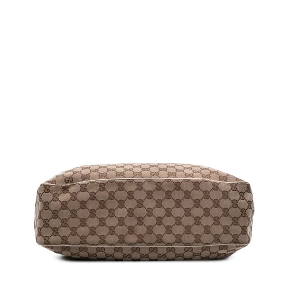 Pre-owned Gucci GG Canvas Sukey Tote Brown