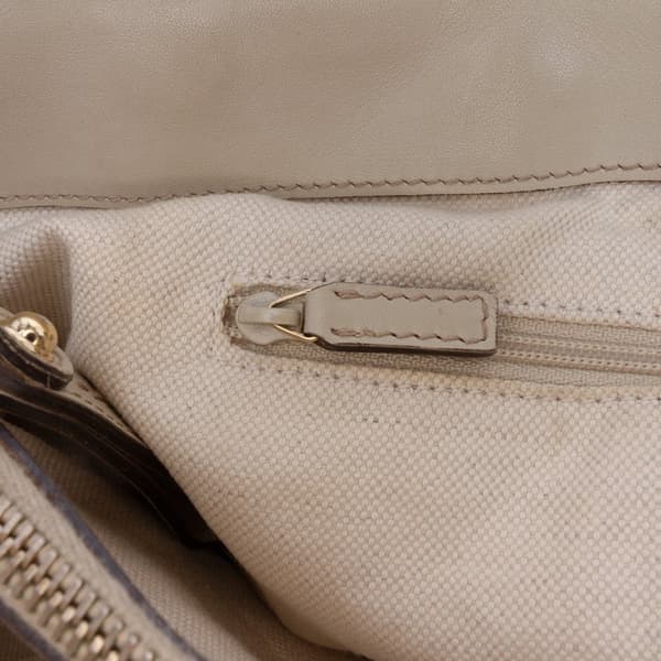 Pre-owned Gucci GG Canvas Sukey Tote Brown