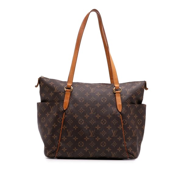 Pre-owned Louis Vuitton Monogram Totally MM Brown