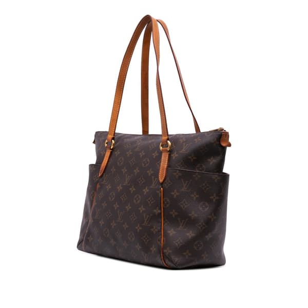 Pre-owned Louis Vuitton Monogram Totally MM Brown