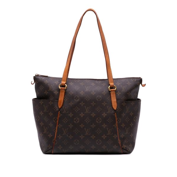 Pre-owned Louis Vuitton Monogram Totally MM Brown