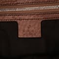 Miniatyrbillede 5 af 10: Pre-owned Gucci Medium GG Canvas Bamboo Libeccio Tote Brown