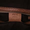 Miniatyrbillede 6 af 10: Pre-owned Gucci Medium GG Canvas Bamboo Libeccio Tote Brown