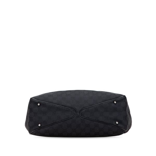Pre-owned Gucci GG Canvas Tote Black