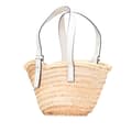 Miniatyrbillede 2 af 10: Pre-owned LOEWE Small Raffia Basket Tote Brown