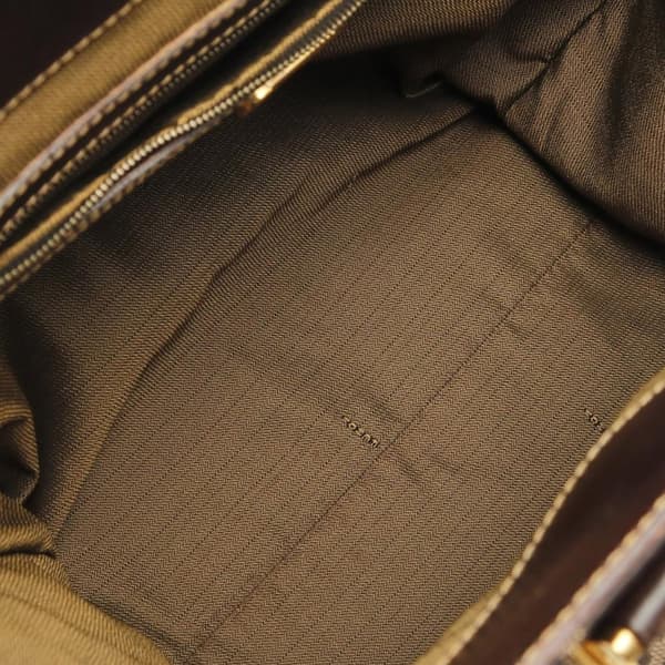 Pre-owned Fendi Zucca Canvas Tote Brown