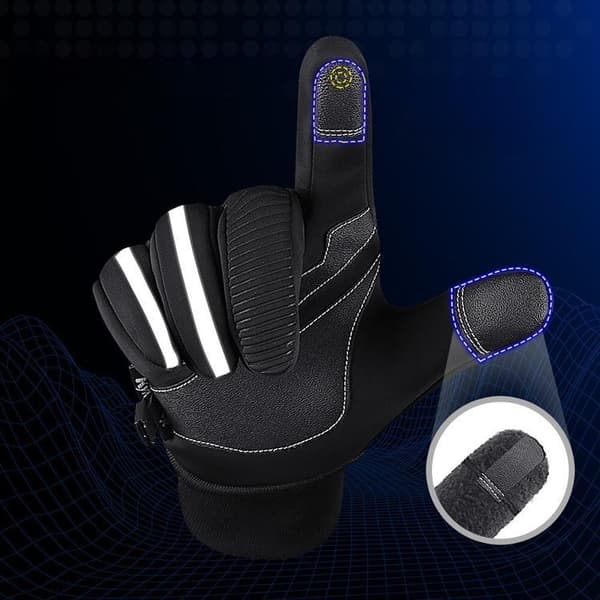 Insulated Mobil Sports Touchvantar/Handskar Anti-Slip Size L
