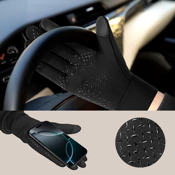 Tech-Protect WG01 Winter Touchvantar/Handskar L -  Svart
