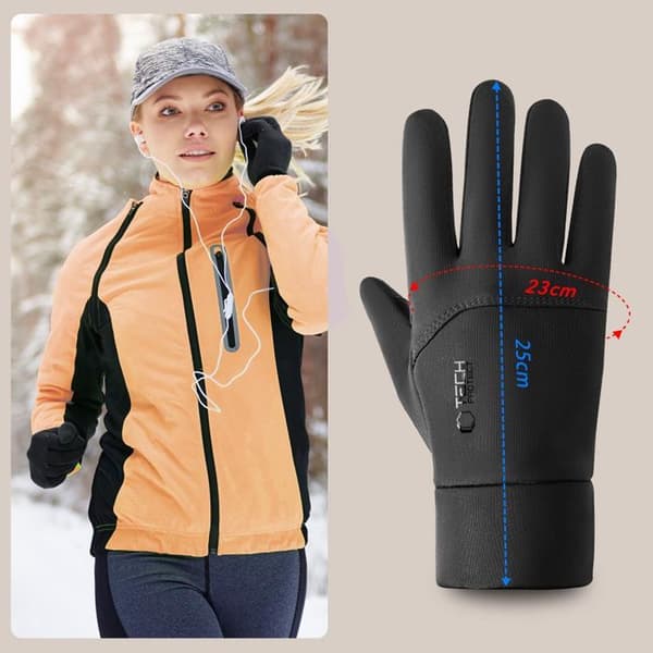 Tech-Protect WG01 Winter Touchvantar/Handskar L - Svart