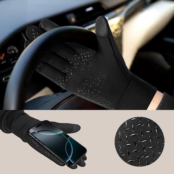 Tech-Protect WG01 Winter Touchvantar/Handskar L -  Svart