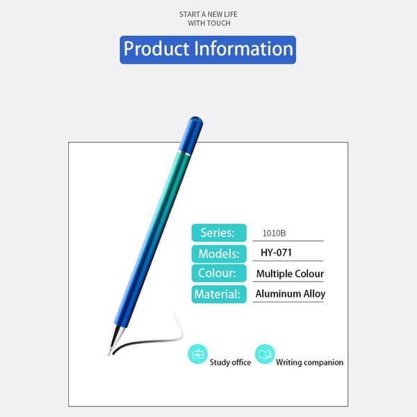 INF Magnetic Suction Stylus Pen med indbygget Nib Design Dark Blue Gradient