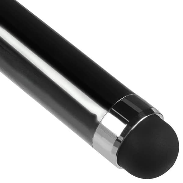Stylet - Avizar - Retraktabel - Svart - Kompatibel med pekskärm - Silikontopp