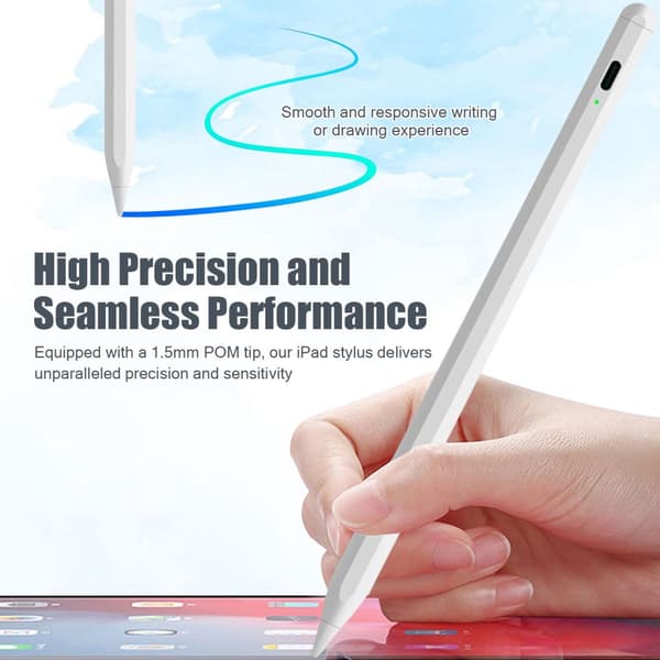 INF Stylus Pen kompatibel med iPad 2018-2023-serien HvitiPad