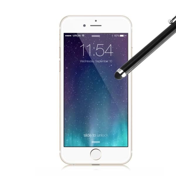 Large Stylus x3 för SAMSUNG Galaxy A71 Smartphone Tablet Write Universal 3-pack (SVART)