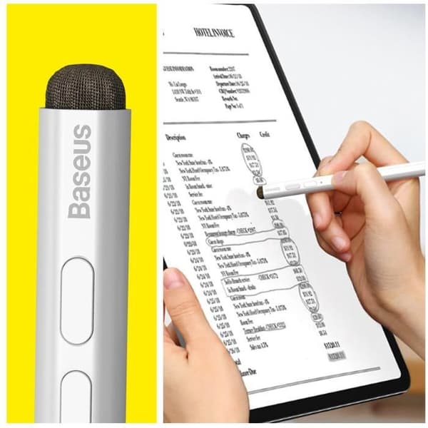 2in1 Stylus - Baseus - iPad - Aktiv och passiv - Handflatan avvisande - Magnetisk fäste