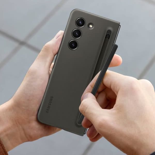 Originalfodral för Samsung Galaxy Z Fold 5 Rigid Integrated S Pen Svart