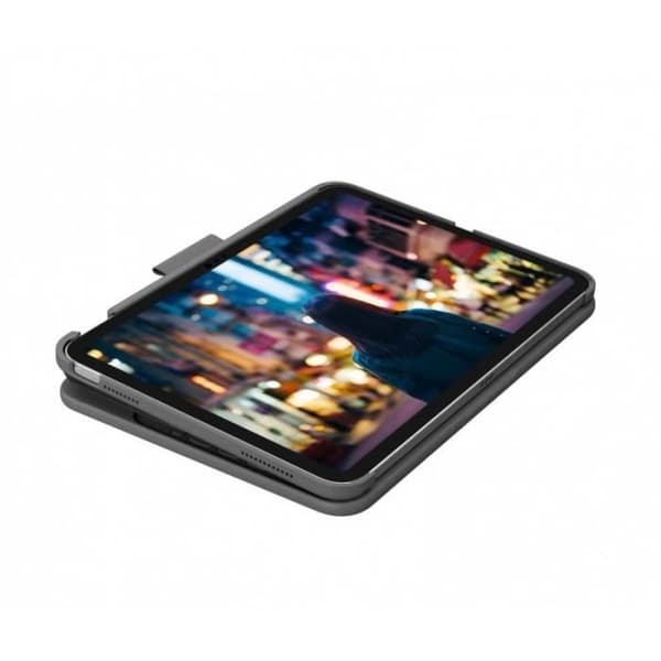 Logitech för iPad (10:e generationen) Slim Folio-tangentbordsfodral med inbyggt trådlöst tangentbord (grafit) - engelska