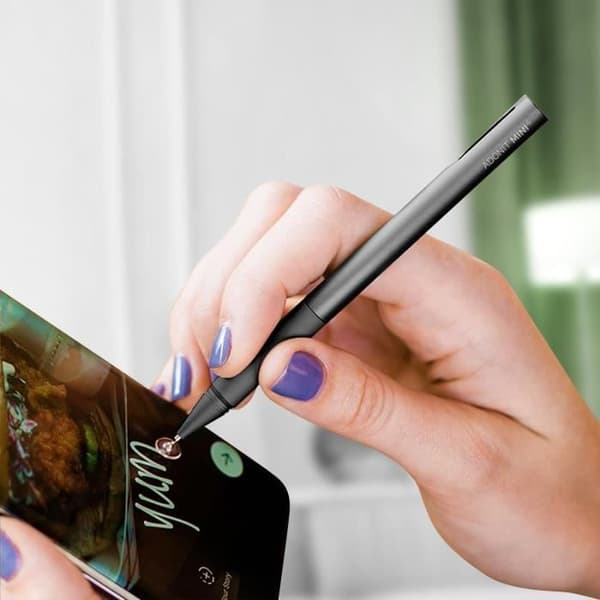 Universal Touch Pen Finspets med Precision Disc Adonit Mini 4 Grå