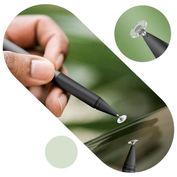 Universal Touch Pen Finspets med Precision Disc Adonit Mini 4 Grå