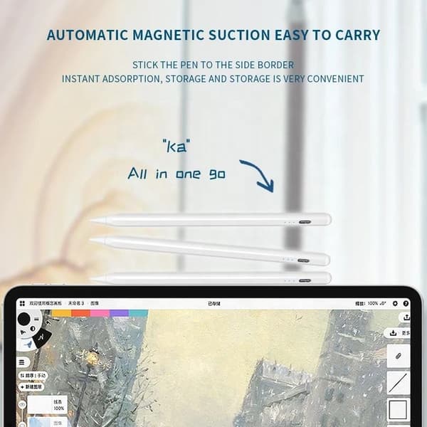 INF Styluspenna för iPad (2018 och senare) USB-C Svart  iPad