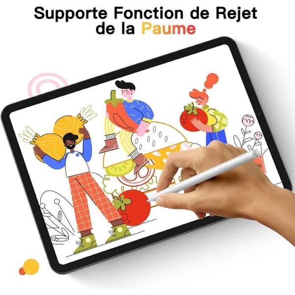 iPad Stylus Pen för Apple iPad 2018-2022 med Palm Rejection, iPad 6/7/8/9/10th, Air 3/4/5th, Mini 5/6th, Pro 11/12.9