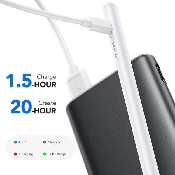 iPad Stylus för Apple iPad 2018-2022, iPad-penna fästs magnetiskt på iPad Pro (2018-2022), iPad air 4/5, iPad Mini 6