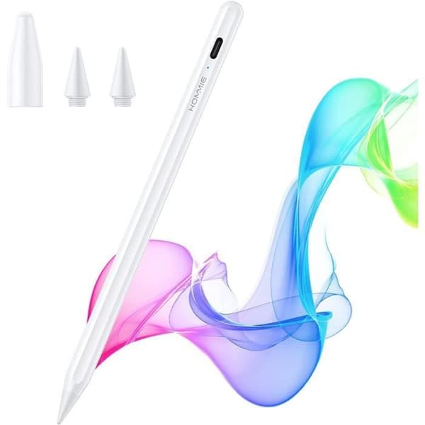 5:e generationens Touch Stylus Pen för iPad Pro (3:e-5:e), iPad air 4, Magnetic Tablet Stylus för iPad 2021/2020/2019/2018