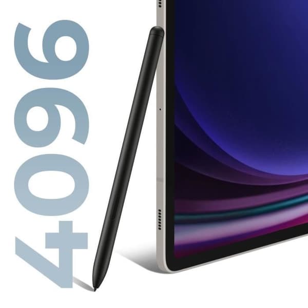S Pen - Samsung - Galaxy Tab S9 - Svart Stylus - Spets 0,7 mm - Hög Känslighet