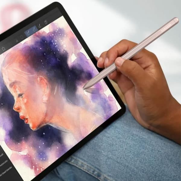 S Pen Stylus - Samsung - Galaxy Tab S7 FE - Fin spets 0,7 mm - 4096 trycknivåer - Rose Gold