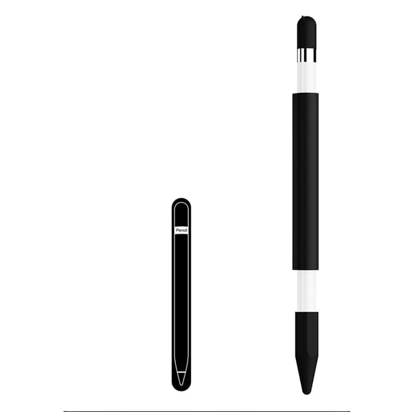 INF Silikone beskyttende ærmesæt til Apple Pencil Sort