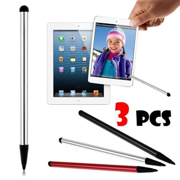 Universal stylus - mosakog - 3st - Kompatibel iPhone, iPad, Samsung - Gummi - Olika färger