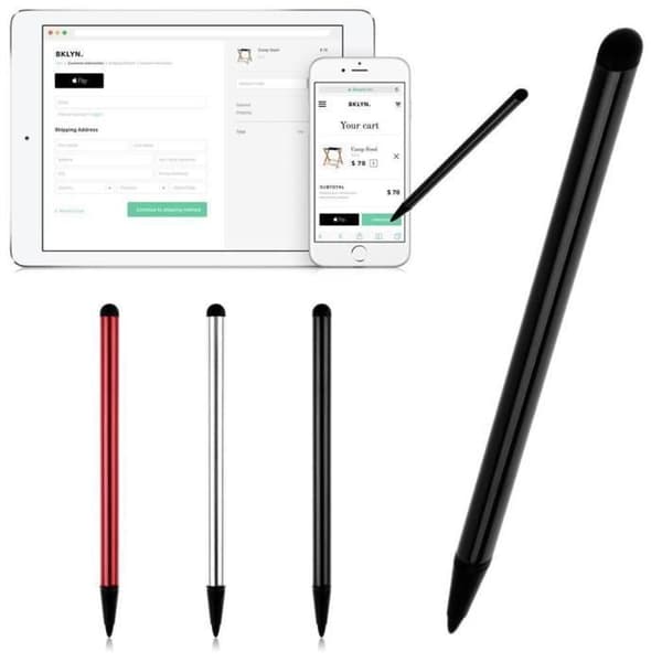 Universal stylus - mosakog - 3st - Kompatibel iPhone, iPad, Samsung - Gummi - Olika färger