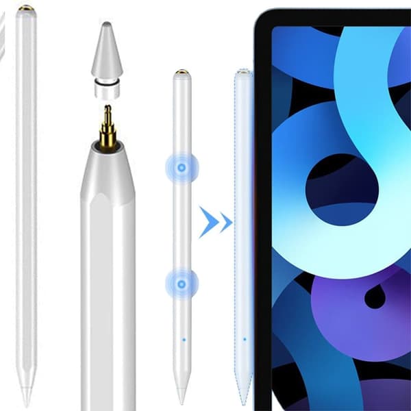 Choetech Capacitive Stylus for iPad (aktiv) Hvit (HG04)