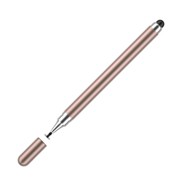 INF 2-i-1 Stylus-penn for berøringsskjermer (dobbel gummitupp)
