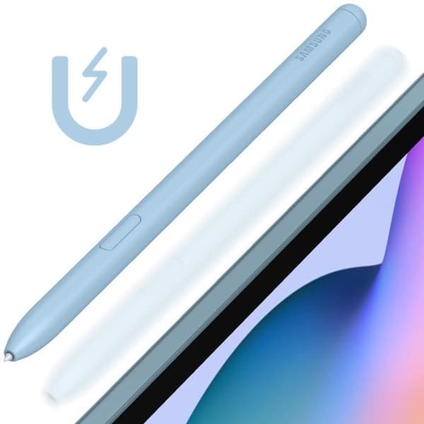 S Pen för Samsung S6 Lite High Precision och Fluid Stylus Original Samsung Light Blue
