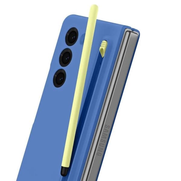 Samsung Galaxy Z Fold 6 Soft Touch Fodral med Blue Touch Stylus