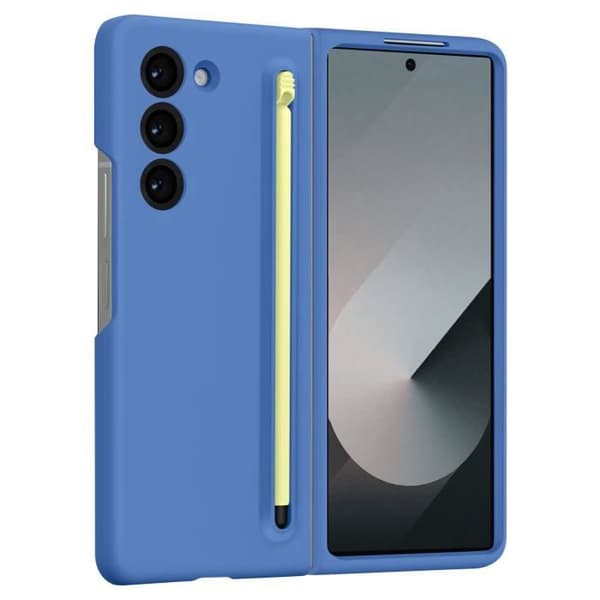 Samsung Galaxy Z Fold 6 Soft Touch Fodral med Blue Touch Stylus