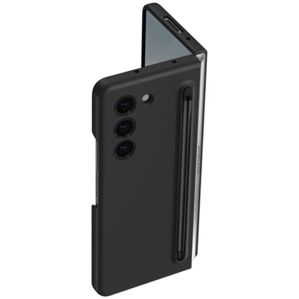 Samsung Galaxy Z Fold 6 Soft Touch Fodral med Touch Pen Svart