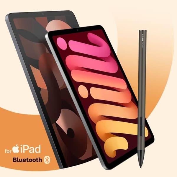 Note+ 2 Bluetooth Stylus Penna Magnetic Attachment Palm Rejection Adonit Black