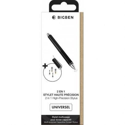 Högprecisions 2-i-1 stylus för kapacitiva skärmar - BIGBEN CONNECTED - Svart