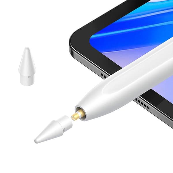 Stylet med palmavvisnings- och lutningsfunktioner - Baseus Smooth Writing 2-serien (SXBC060102) - Vit