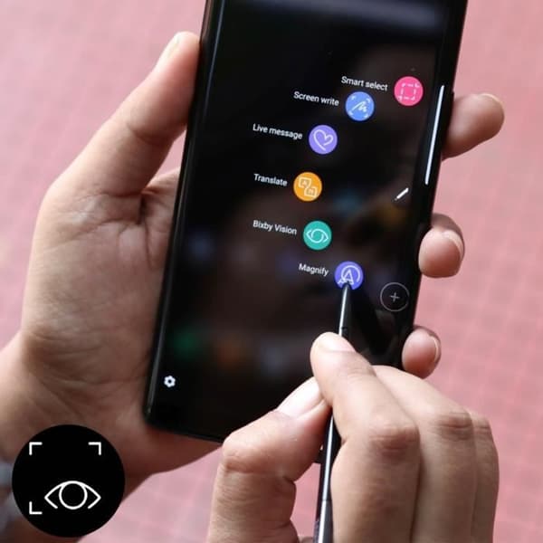 Stylet - SAMSUNG - EJ-PN950 - Svart - Hög känslighet - Kompatibel med Galaxy Note8