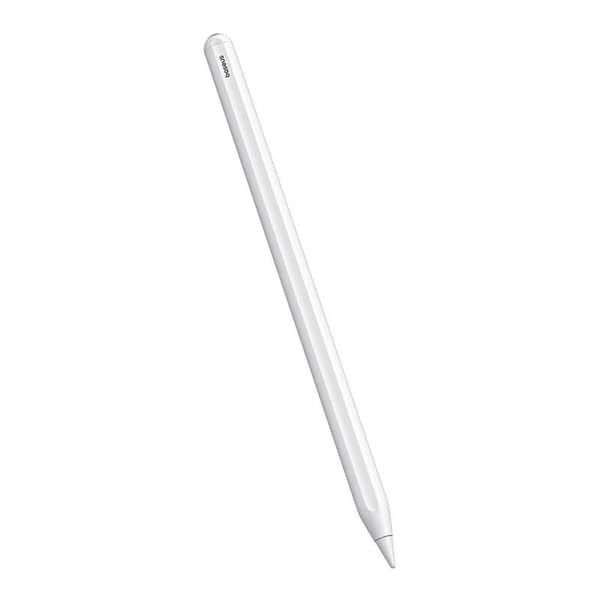 Aktiv, multifunksjonell pekepenn Baseus Smooth Writing Series med trådløs lading, USB-C (hvit)