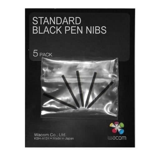 WACOM ACK-20001 5 standard pennspetsar - Svart