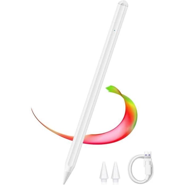 Aktiv stylus - OBERSTER - Kompatibel med iPad Pro/Air/Mini - Fin spets - Palmavvisning - Magnetisk lutning