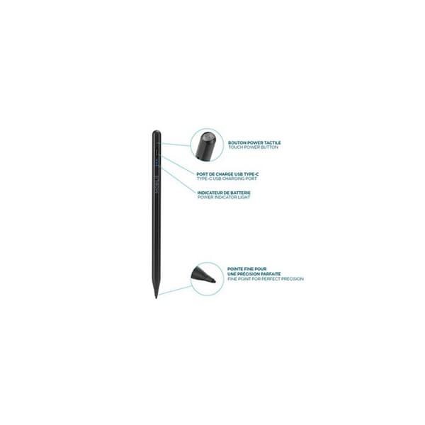 Universell stylus - MOBILIS - Kompatibel med iOS och Android - Perfekt precision - Autonomi 10h - Snabbladdning