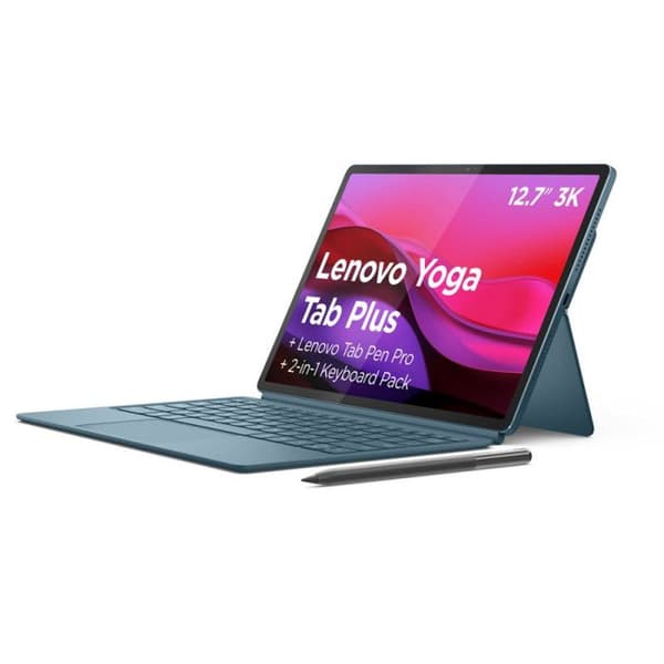 Lenovo Yoga Tab Plus 12,7 Wifi 256 Go Blå + Tangentbord + Stylo