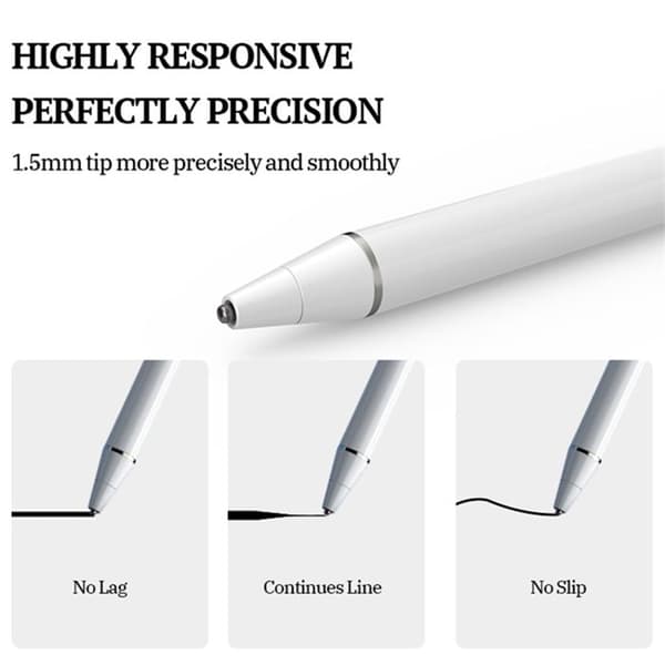 Stylet Capacitiv, 140mAh, Micro-USB, för Android, iOS - Yesido (ST05) - Vit