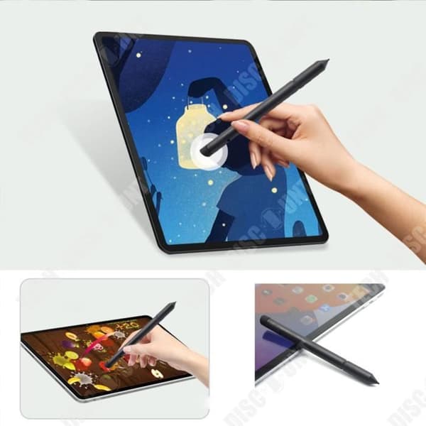 TD® Stylus Stylus Penna med dubbla användningsområden för iPad Stylus Penna för pekskärm Multifunktionell Bekväm och praktisk Tablet Stylus Pen Svart