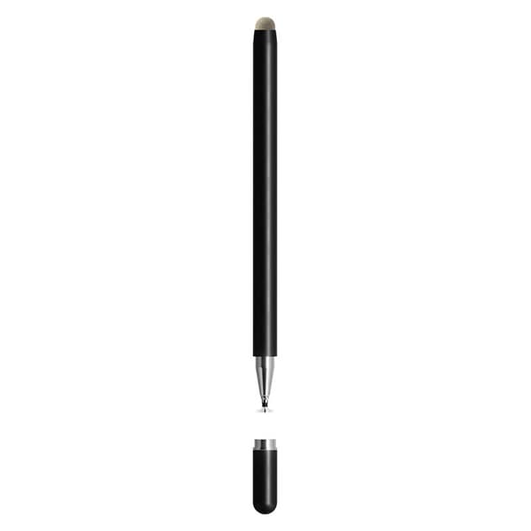 INF 2 i 1 Universal Stylus Pen til Touchskærme Sort